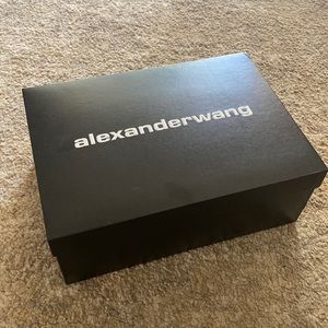 Alexander Wang Boots, Kori Calf style, Size 39.5, Black with Rose Gold Plating